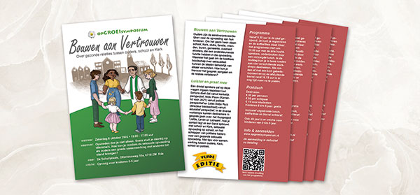 Flyer - voorkant en achterkant