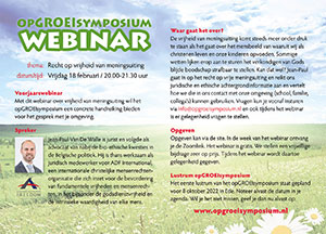 opGROEIsymposium Webinar 18 februari 2022