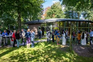 Lunch tijdens het symposium in 2017